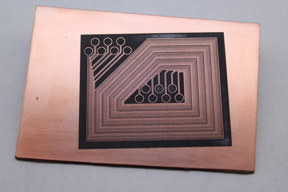 Making PCBs at home with a novel "chemotransfer" method project image