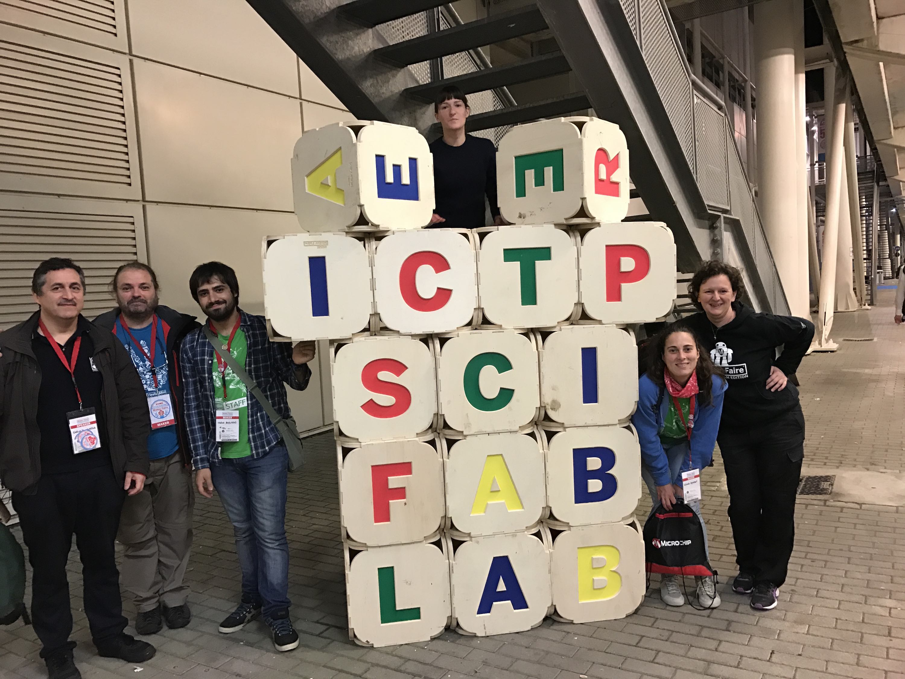 ICTP SciFabLab Team Maker Picture