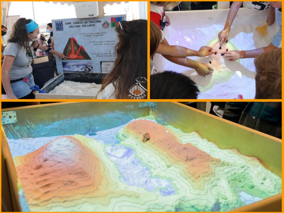AR-Sandbox for geological hazards: volcano alert! project image