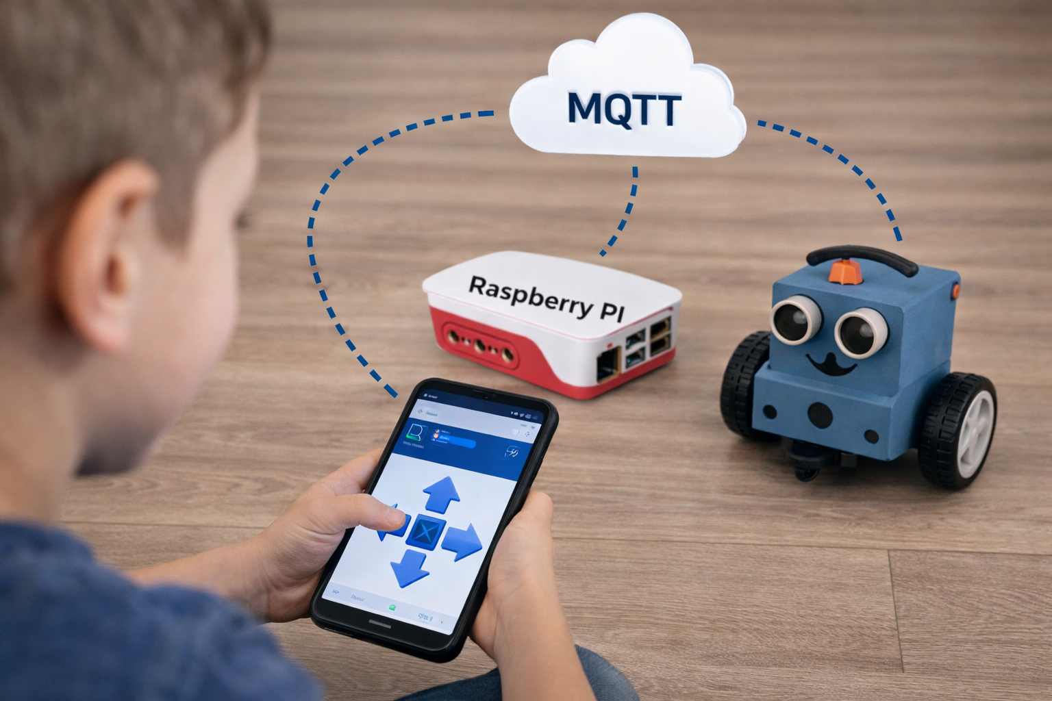ArtuRobot: scansiona il QR-Code e comanda il robot dal tuo smartphone project image