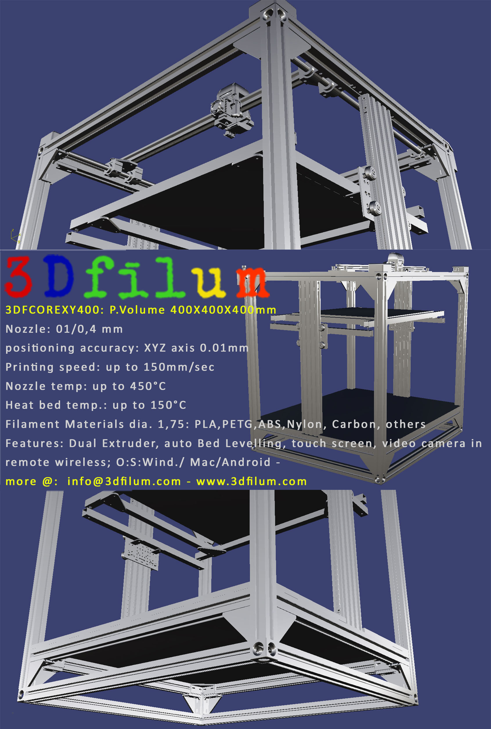 3DFilum produzione filamenti e stampanti 3D FDM project image