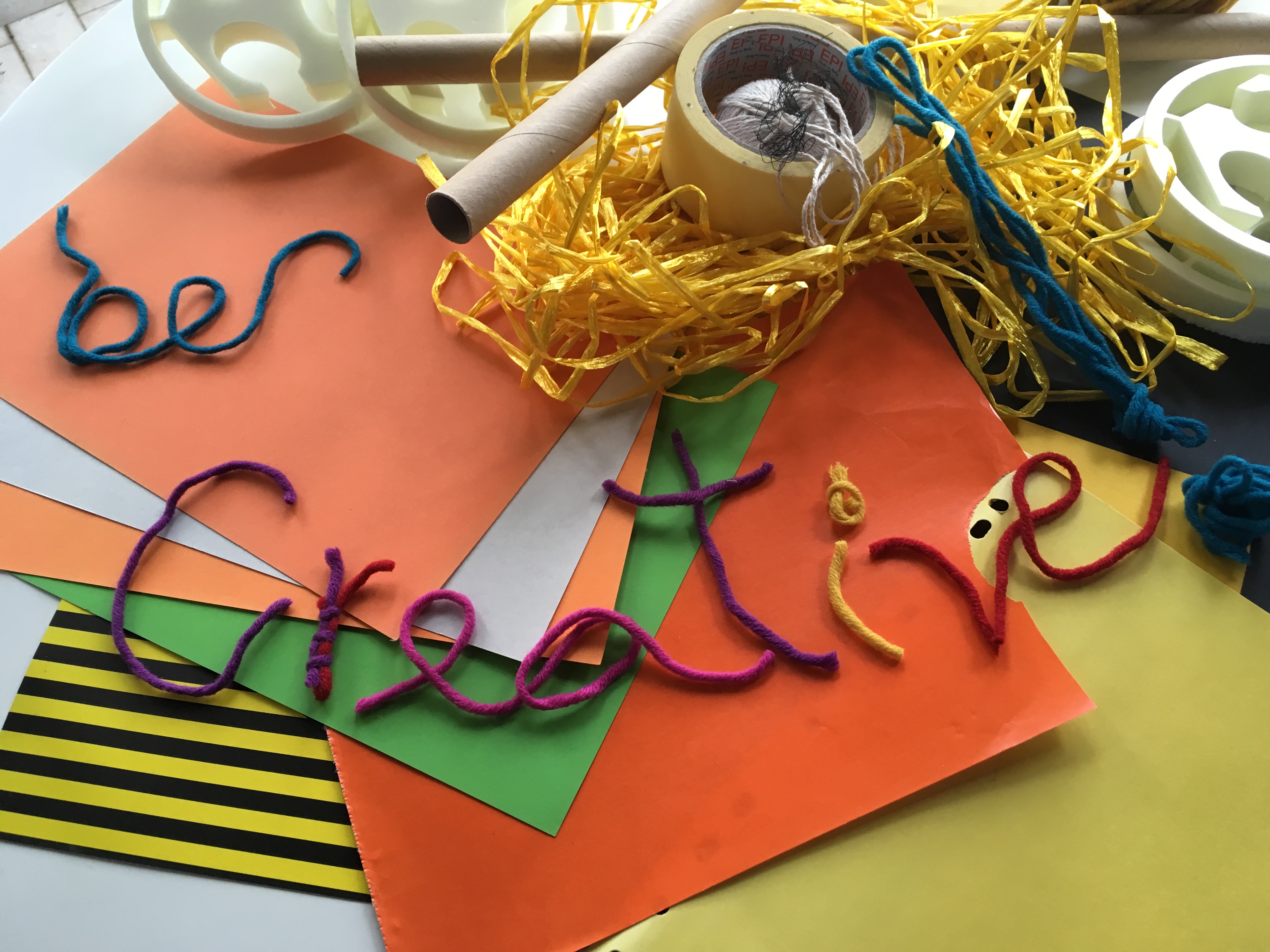 CREATE ART WITH RECYCLED MATERIALS project image